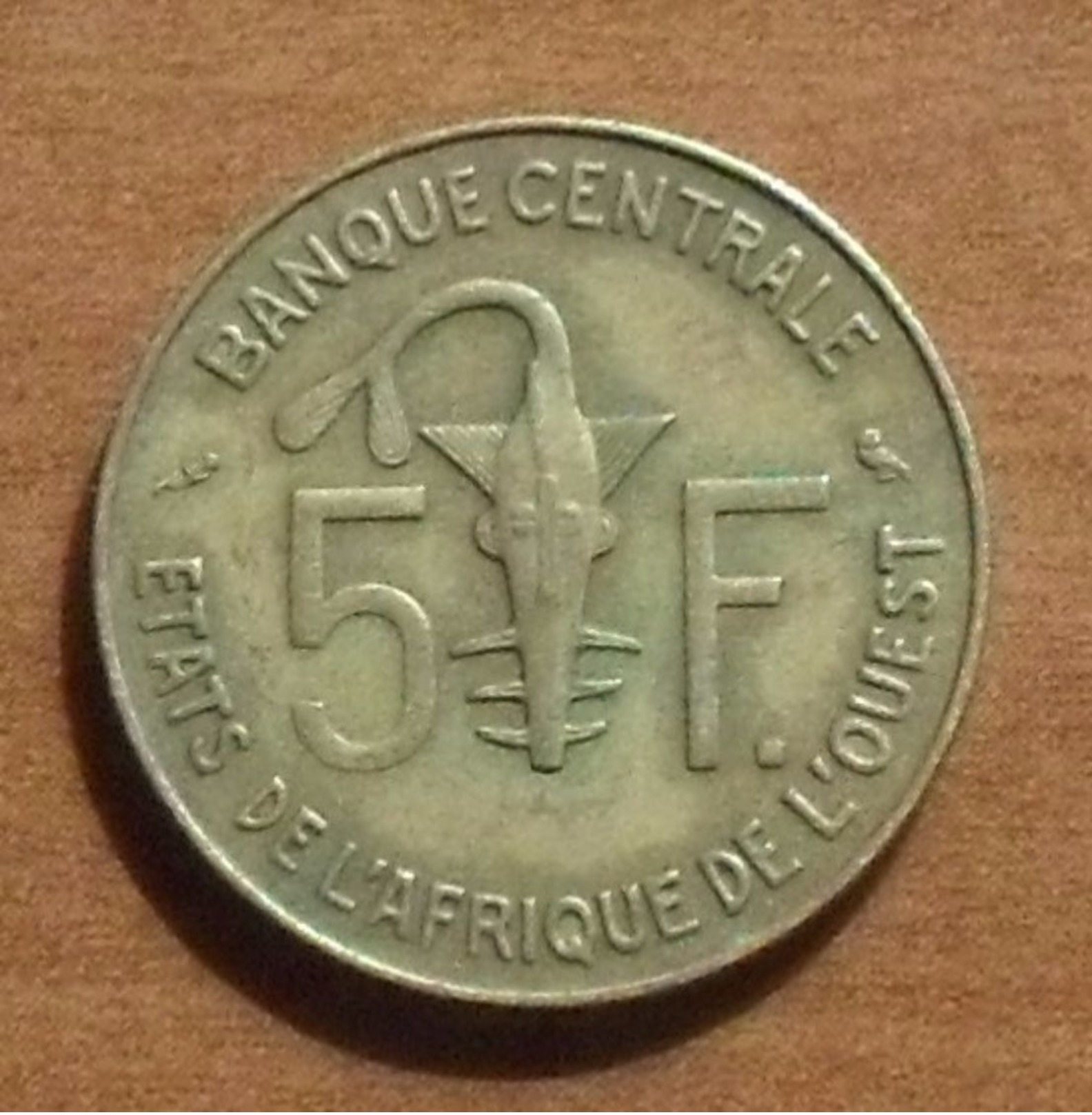 1967 - Afrique De L'Ouest - West African States - 5 FRANCS, BCEAO, KM 2a - Altri – Africa