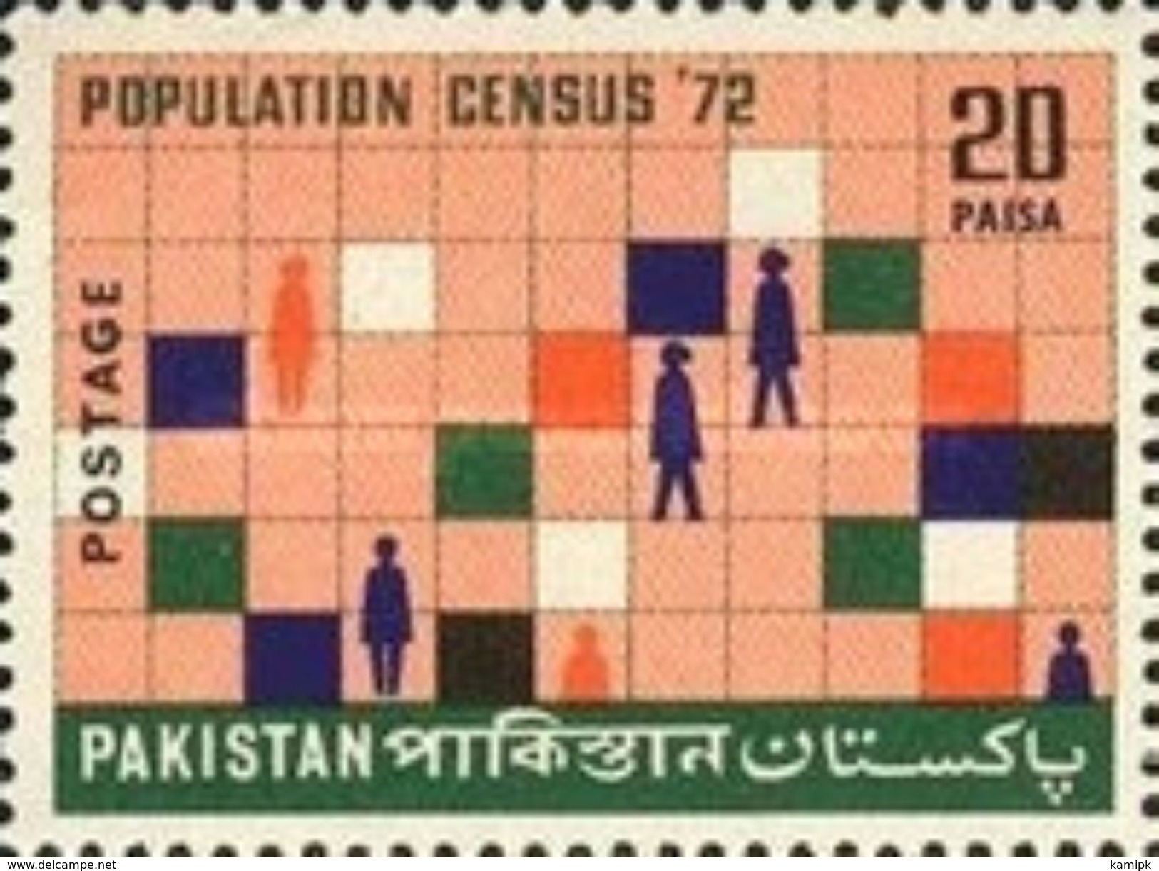 PAKISTAN MNH** STAMPS,  1972 CENTENARY OF POPULATION CENSUS - Pakistan