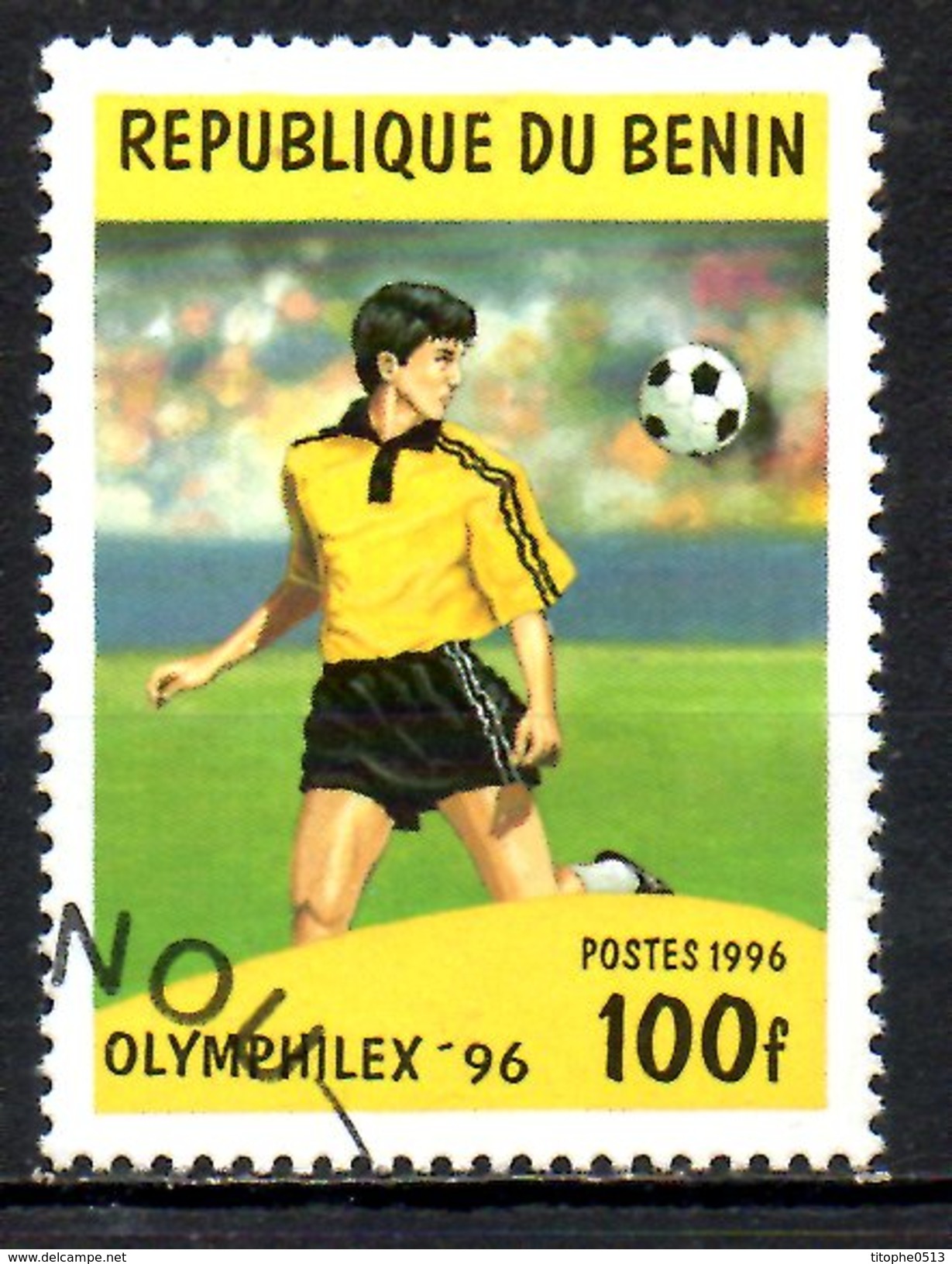 BENIN. N°710BJ Oblitéré De 1996. Football. - Usati