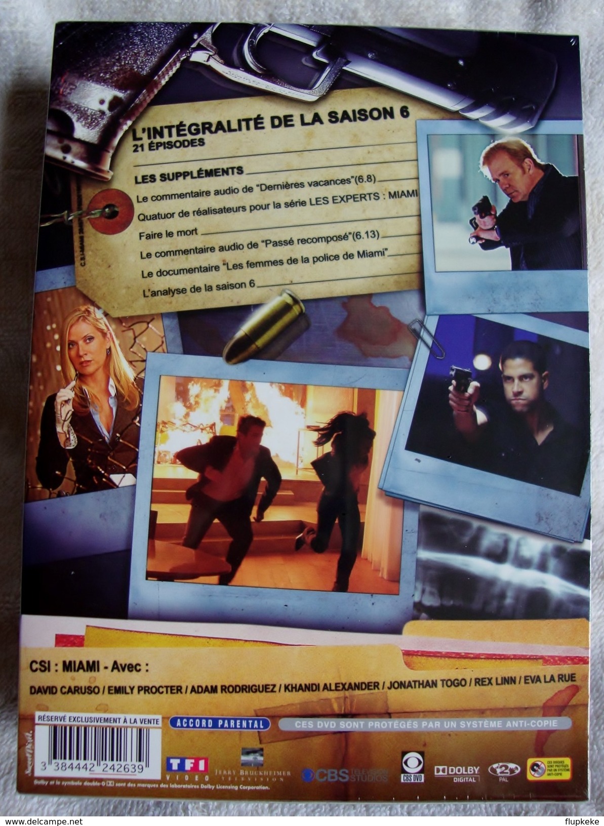 Dvd Zone 2 Les Experts : Miami - Saison 6 (2007) C.S.I.: Miami  Vf+Vostfr - TV-Reeksen En Programma's