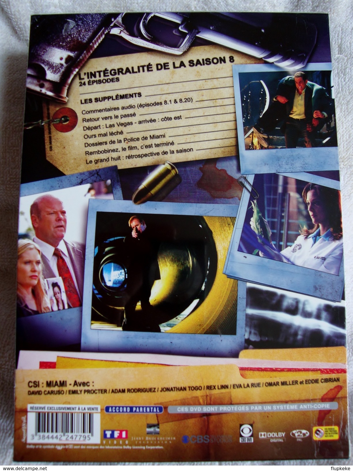 Dvd Zone 2 Les Experts : Miami - Saison 8 (2009) C.S.I.: Miami  Vf+Vostfr - TV-Reeksen En Programma's