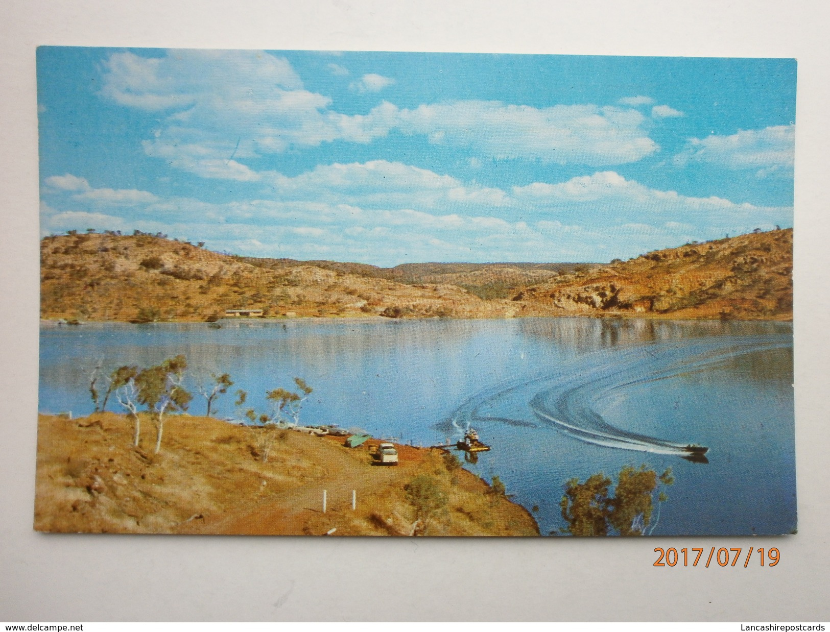 Postcard Water Ski-Ing On Lake Moondarra Mt Isa Queensland By Sydney Hughes My Ref  B11520 - Other & Unclassified