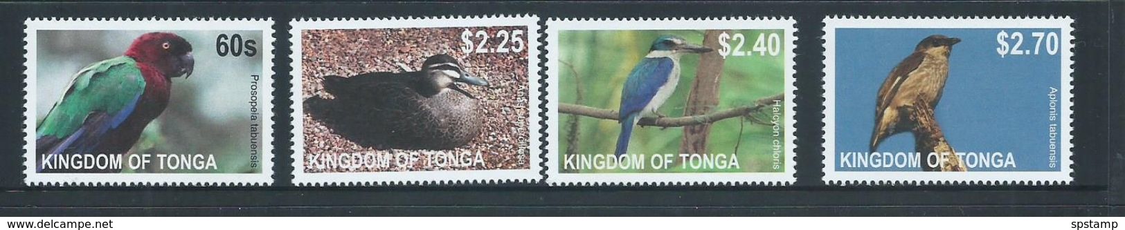 Tonga 2012 Bird Definitives 4 Values To $2.70 MNH - Tonga (1970-...)