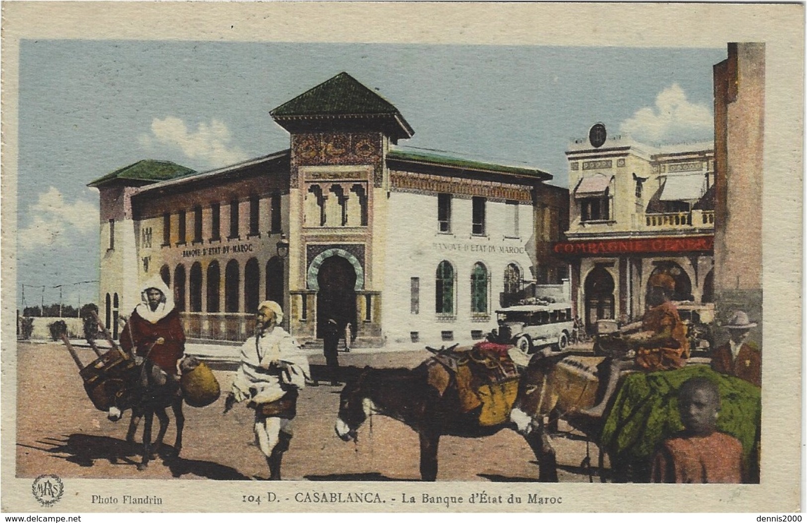 CASABLANCA - La Banque D' Etat Du Maroc - Ed. Photo Flandrin, Casablanca - Casablanca