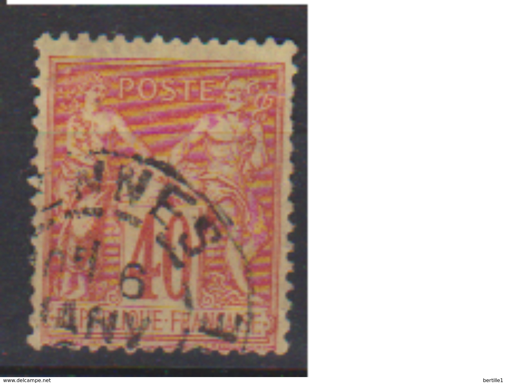 FRANCE      N° YVERT  :    94    OBLITERE - 1876-1898 Sage (Type II)