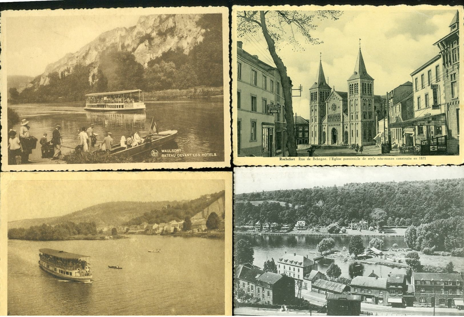 Beau lot de 60 cartes postales de Belgique grand format  Mooi lot van 60 postkaarten van België groot formaat - 60 scans