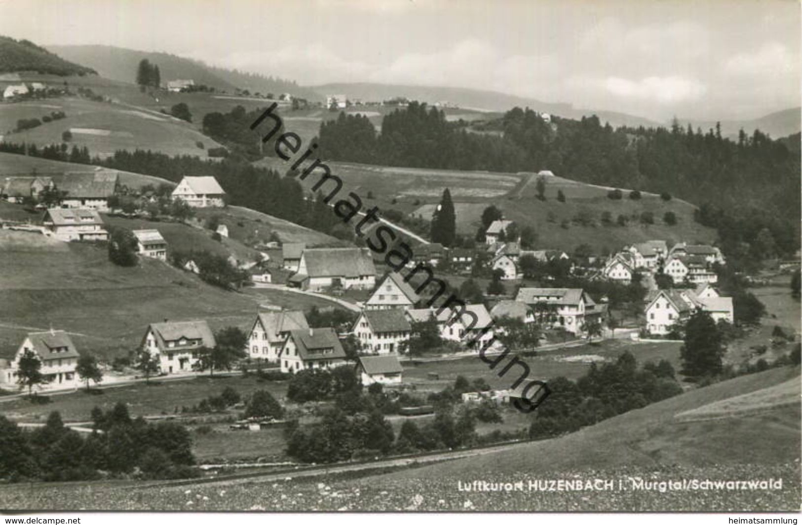 Huzenbach - Foto-AK - Verlag A. Hermann & Co. Stuttgart - Baiersbronn