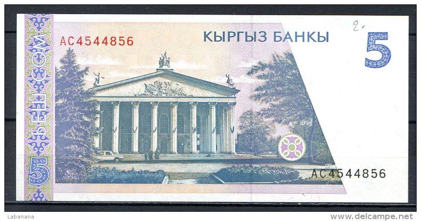 460-Kirghzistan Billets De 5 Son 1994 AC454 Neuf - Kirghizistan