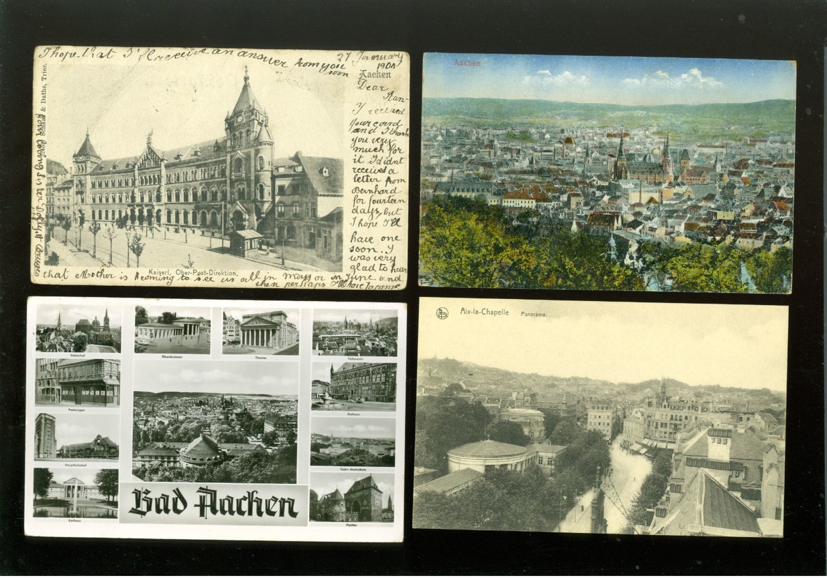 Beau lot de 60 cartes postales d' Allemagne Aix - La - Chapelle  Aachen   Mooi lot 60 postkaarten van Duitsland Aken