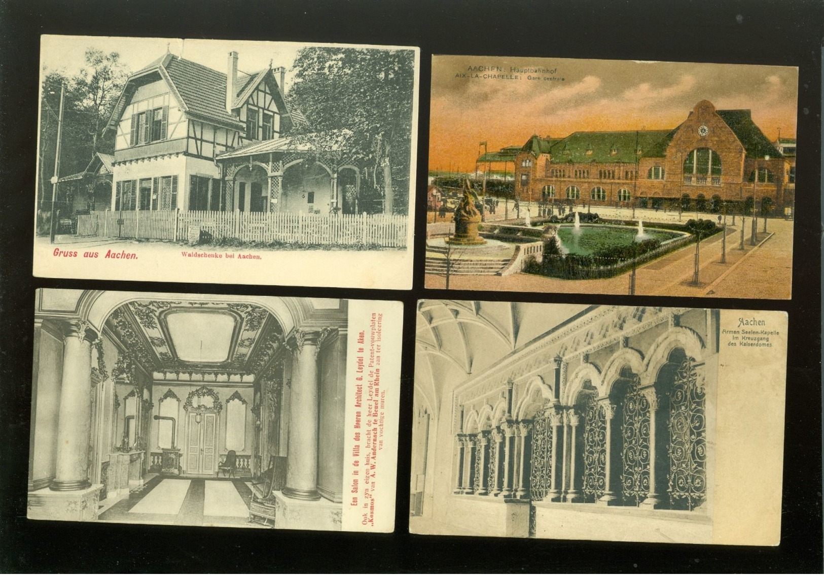 Beau lot de 60 cartes postales d' Allemagne Aix - La - Chapelle  Aachen   Mooi lot 60 postkaarten van Duitsland Aken