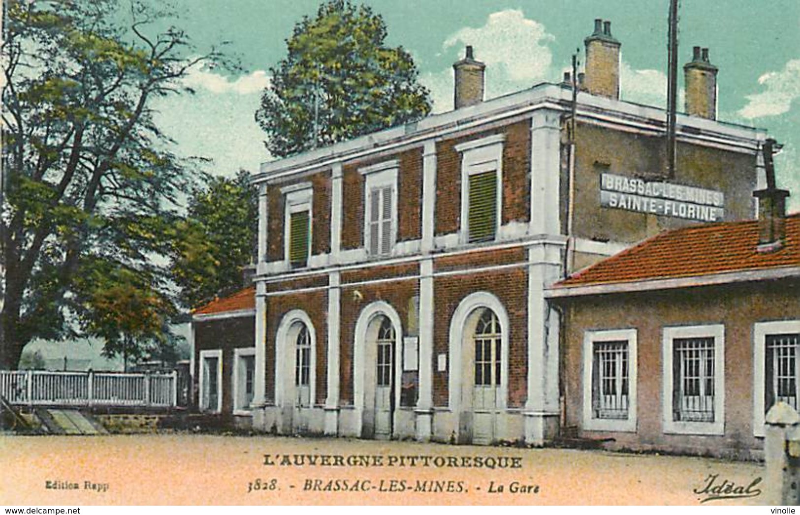 A-17. 7996 :  CHEMIN DE FER. GARE BRASSAC-LES-MINES - Autres & Non Classés