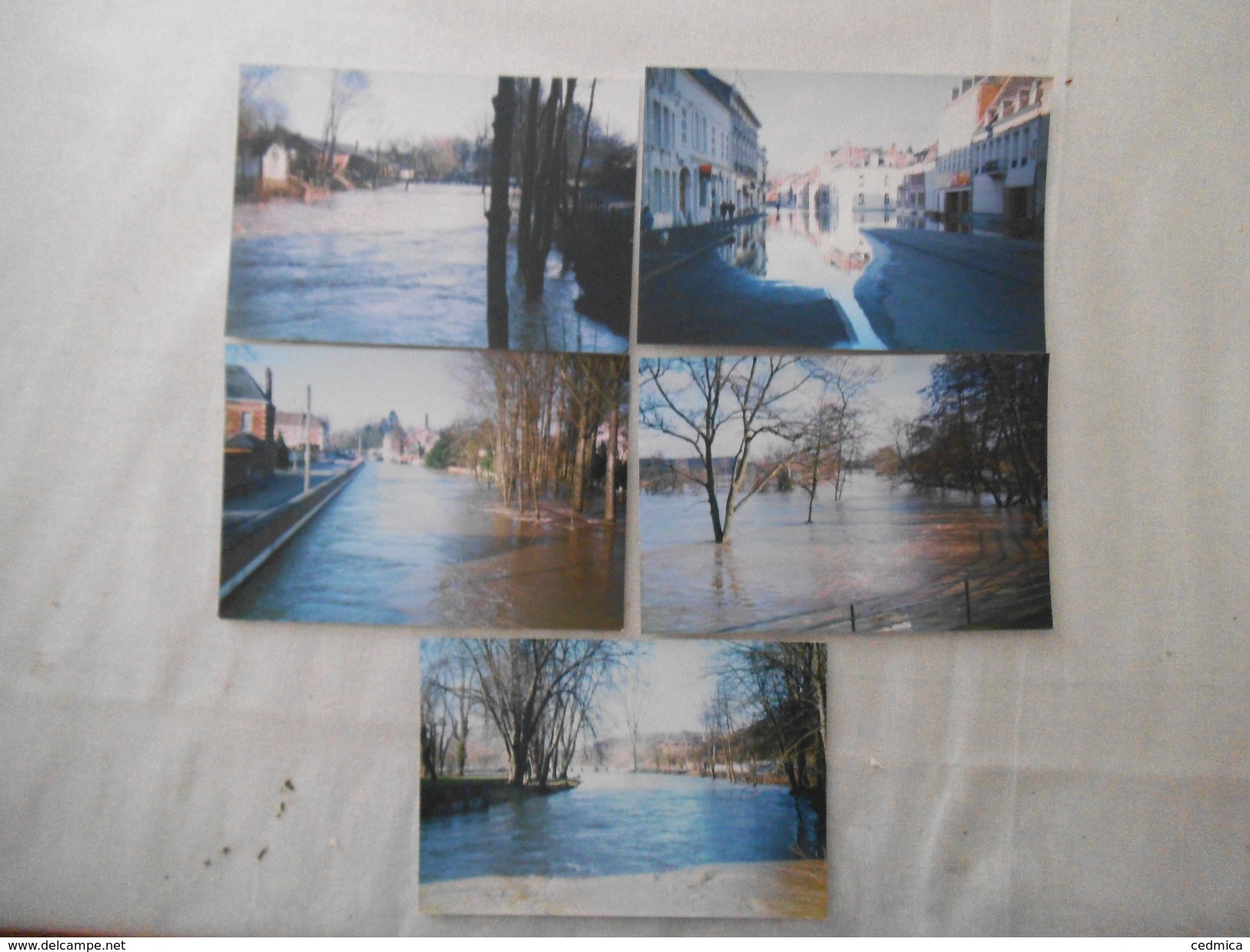 5 PHOTOS INONDATIONS DE GUSE 1994 - Lieux