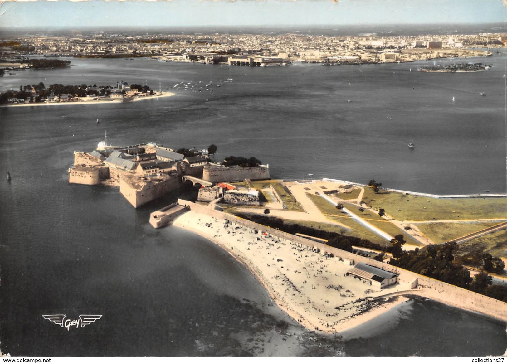 56-PORT-LOUIS- LA PLAGE ET LA CITADELLE - Port Louis