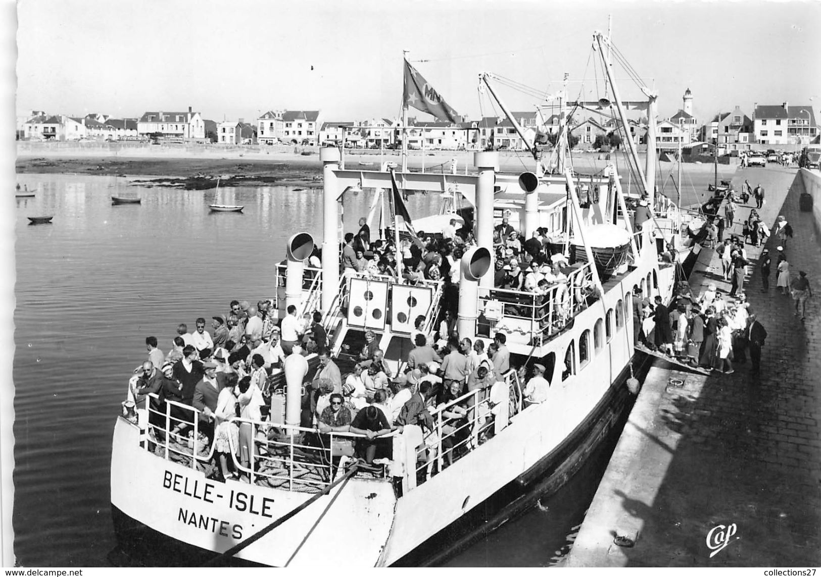 56-QUIBERON- DEPART DU BELLE-ISLE - Quiberon