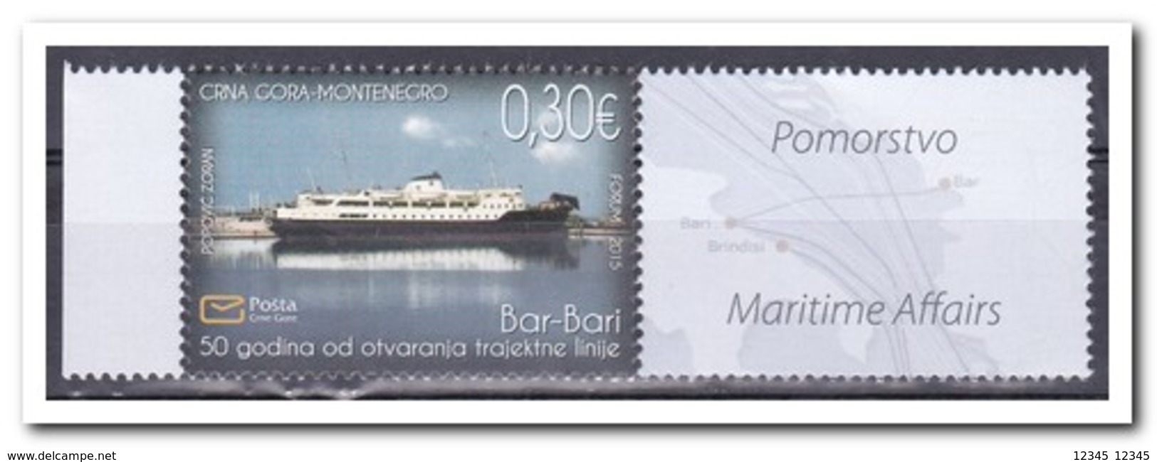 Montenegro 2015, Postfris MNH, Ship - Montenegro