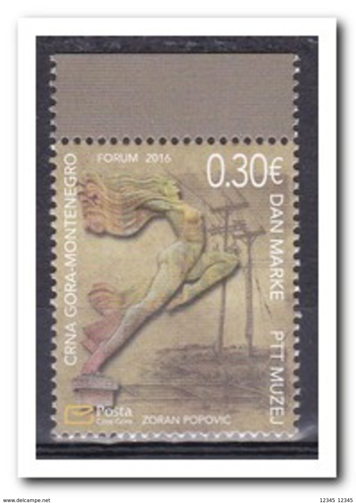 Montenegro 2016, Postfris MNH, Stampday - Montenegro