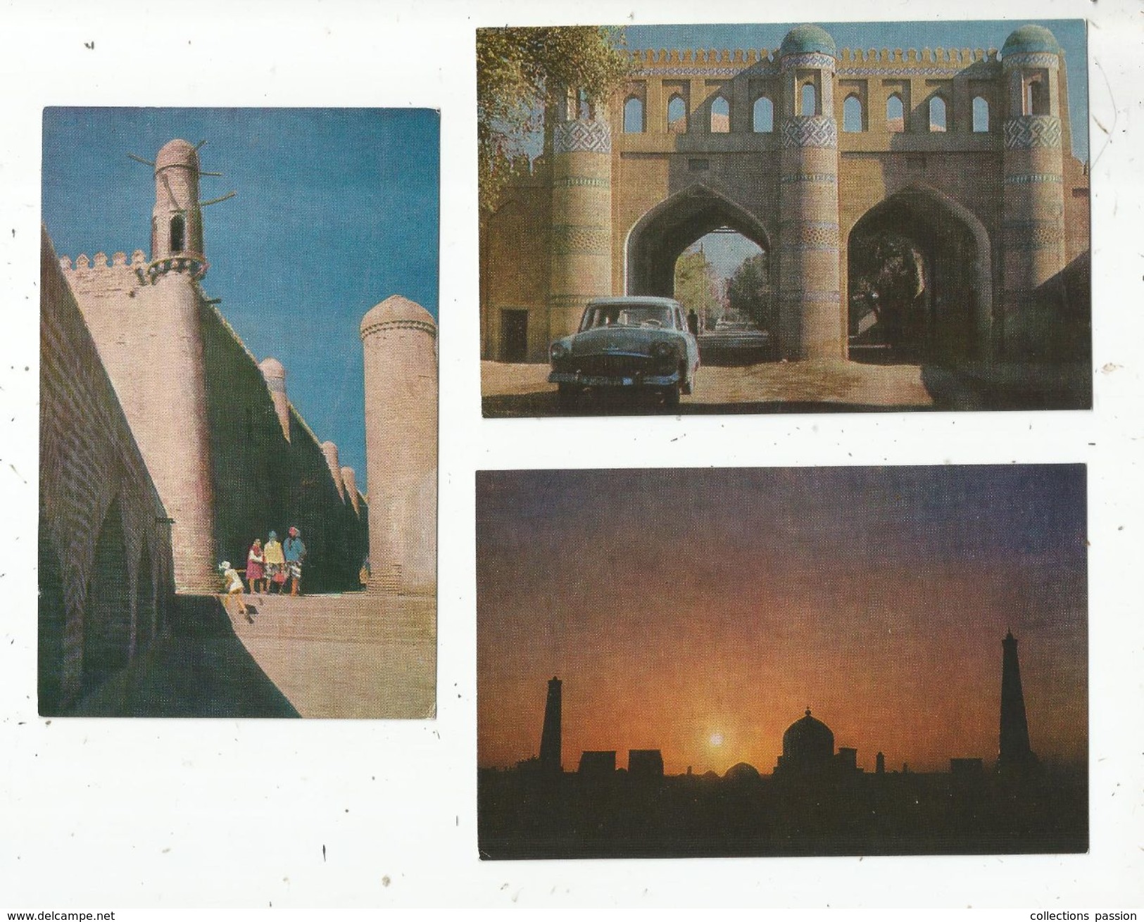 Cp, OUZBEKISTAN , KHIVA , Son Architecture , Ses Monuments , Vierges , 2 Scans , POCHETTE DE 12 CARTES POSTALES - Oezbekistan