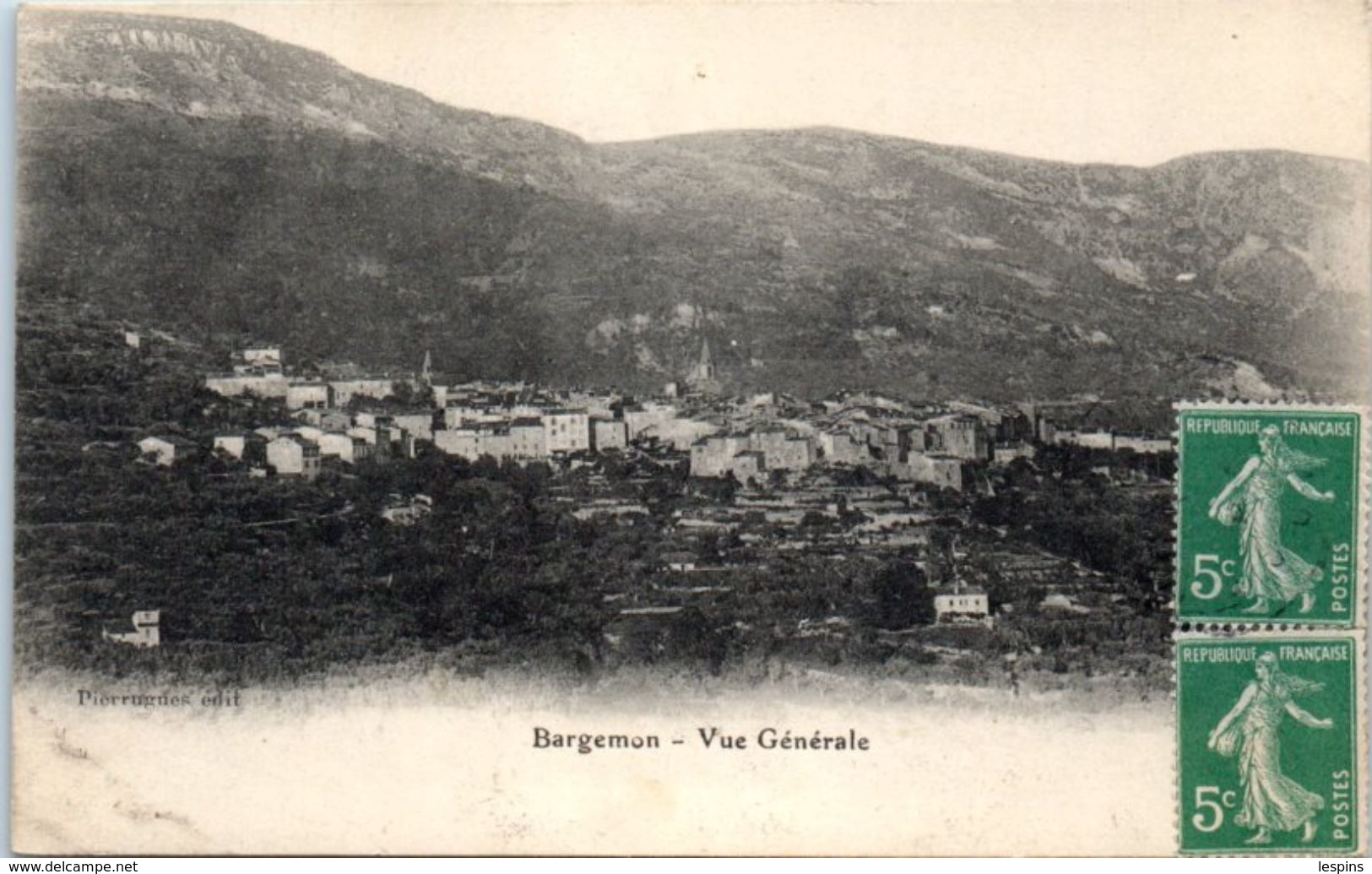 83 - BARGEMON --  Vue Générale - Bargemon