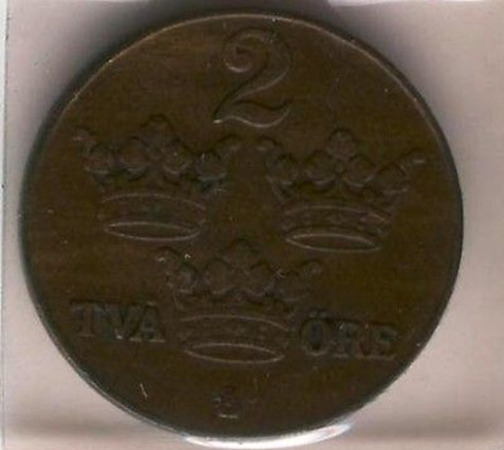 Coin 193 Sweden 1928 Value 2 Ore Ancient - Suède