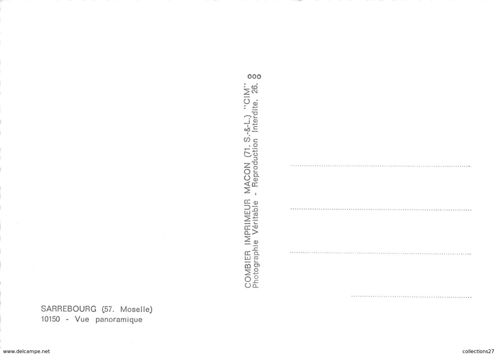 57-SARREBOURG -VUE PANORAMIQUE - Sarrebourg
