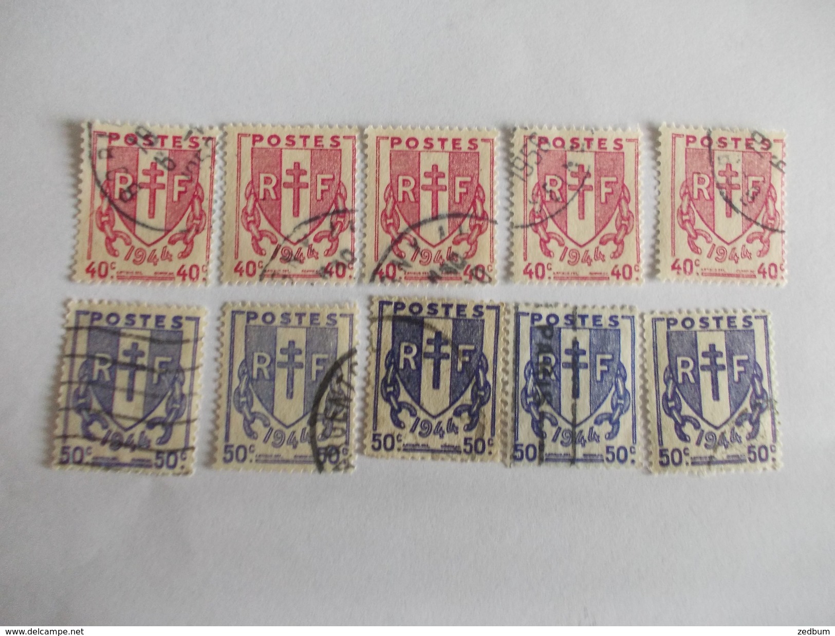 TIMBRE France Armoiries De Provinces Bourbonnais Et De La France 672 673 1002 Valeur Mini 2.55 &euro; - Used Stamps