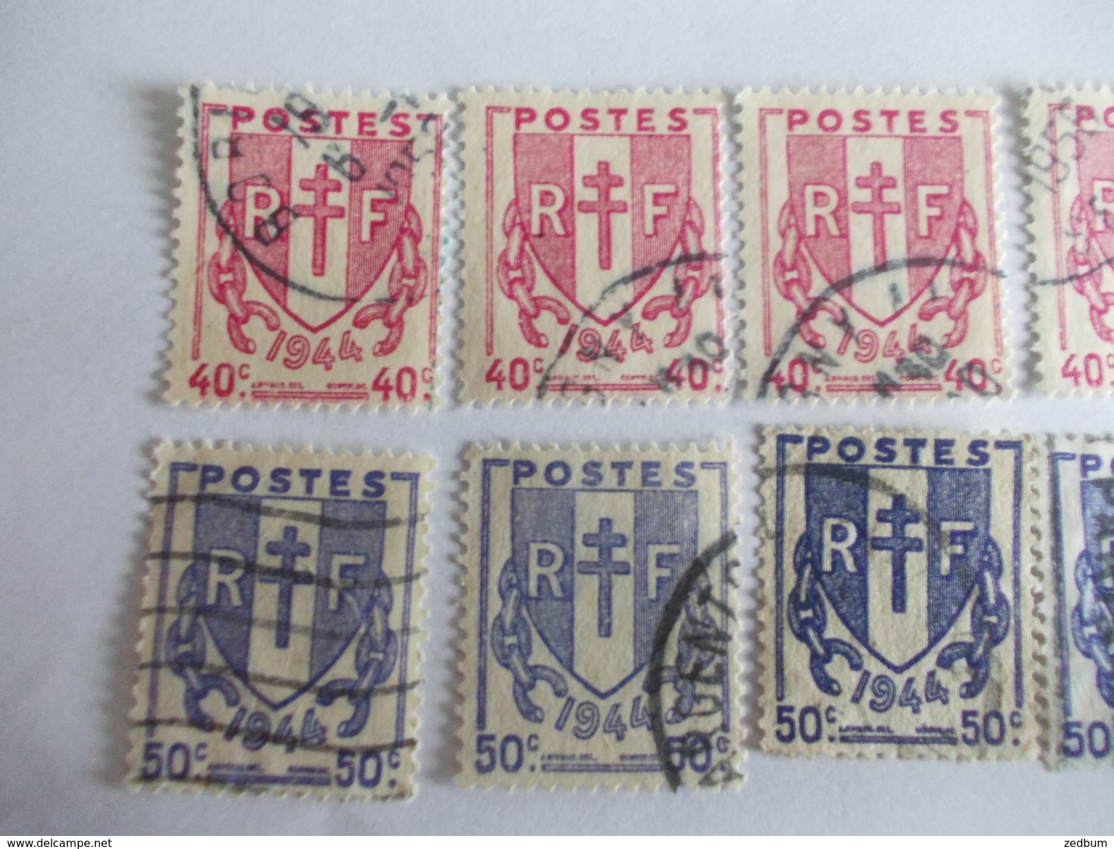TIMBRE France Armoiries De Provinces Bourbonnais Et De La France 672 673 1002 Valeur Mini 2.55 &euro; - Used Stamps