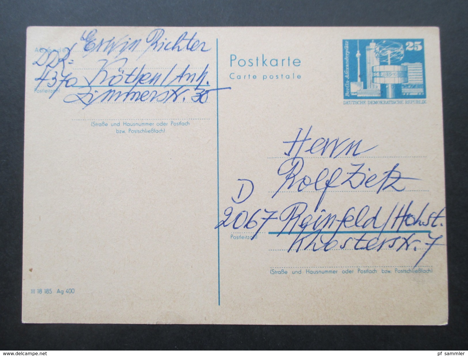 DDR Ganzsachen 24 Stück Gebraucht / Ungebraucht. Interessant?? - Postcards - Mint