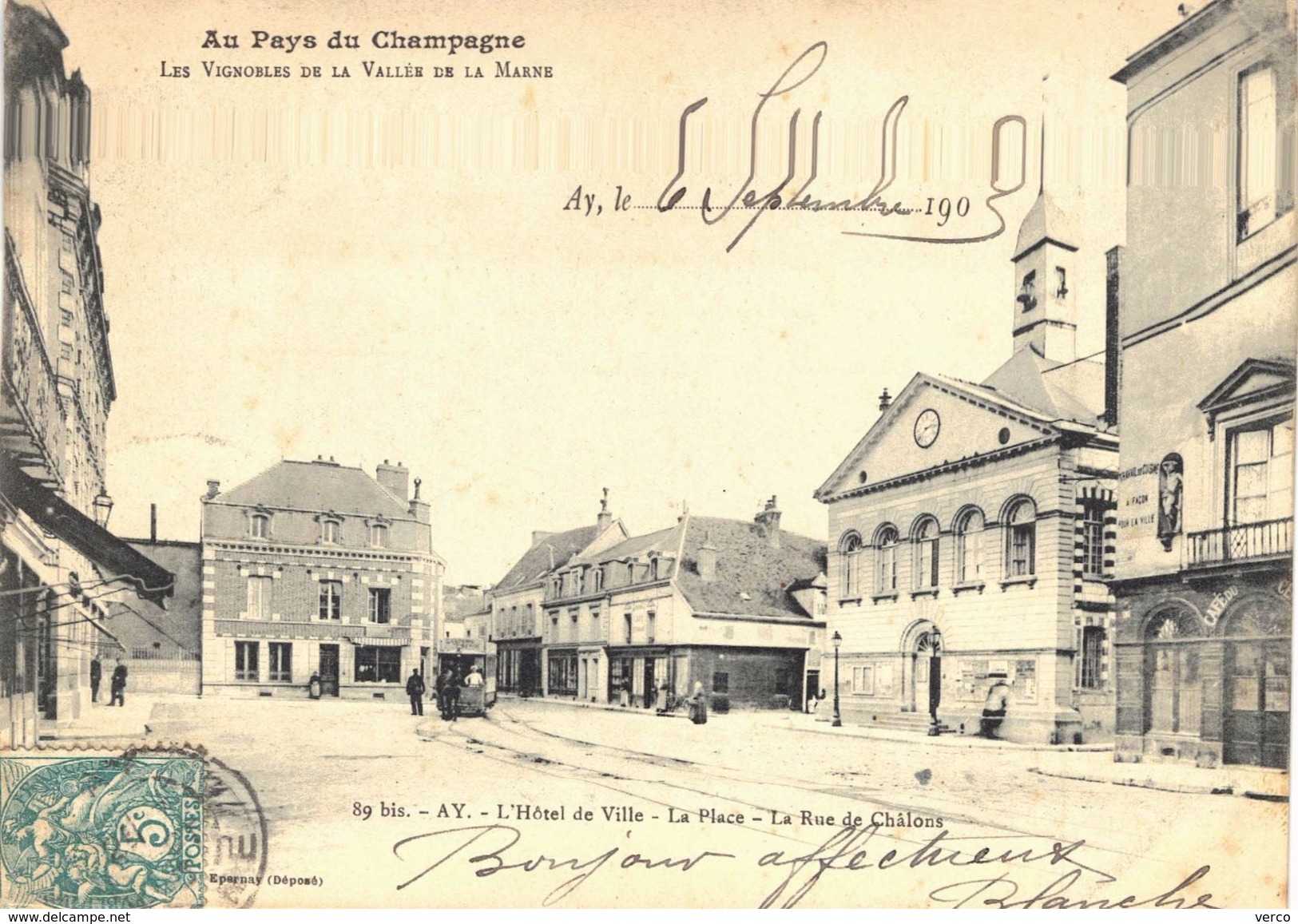 Carte Postale Ancienne De AY - Ay En Champagne