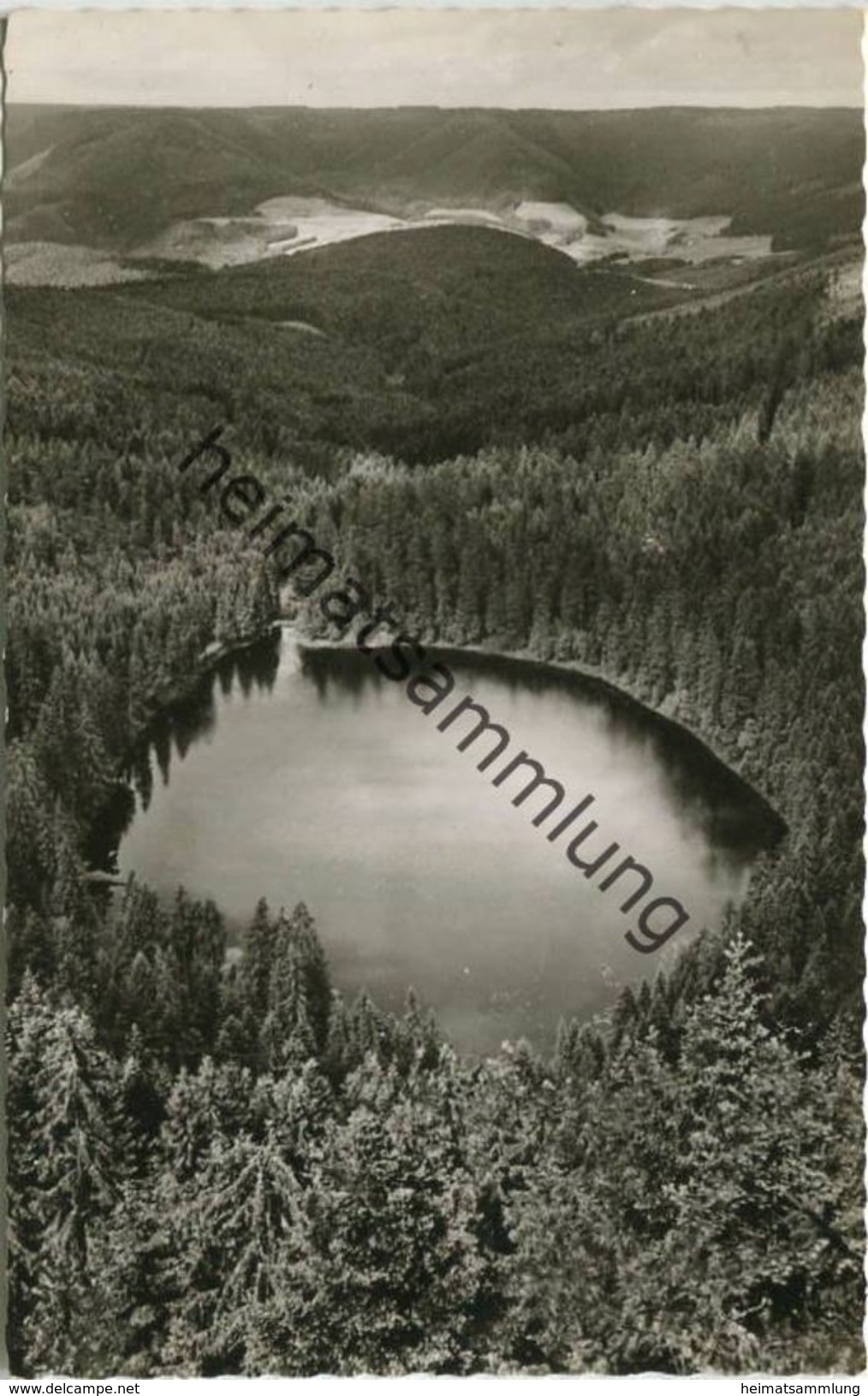 Huzenbach - Huzenbachsee - Foto-AK - Verlag Gebr. Metz Tübingen - Baiersbronn