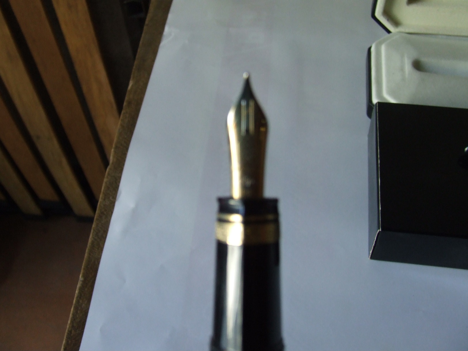 "360" Stylo Plume, OMAS Résine Noire, - Stylos