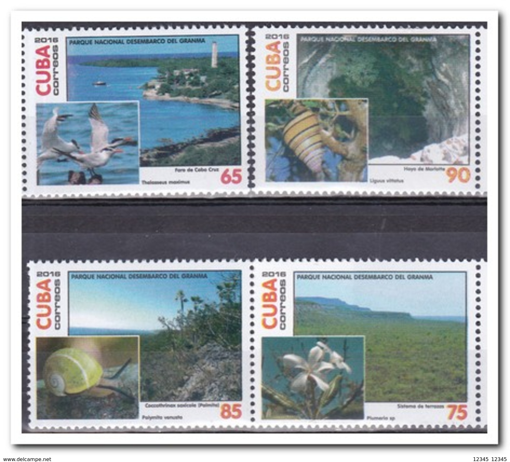 Cuba 2016, Postfris MNH, NATIONAL PARK GRAMMA - Ongebruikt