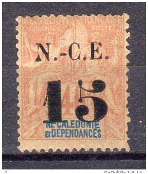 Nouvelle Calédonie N° 57 Neuf Avec Charnière * Dents Courtes - Neufs