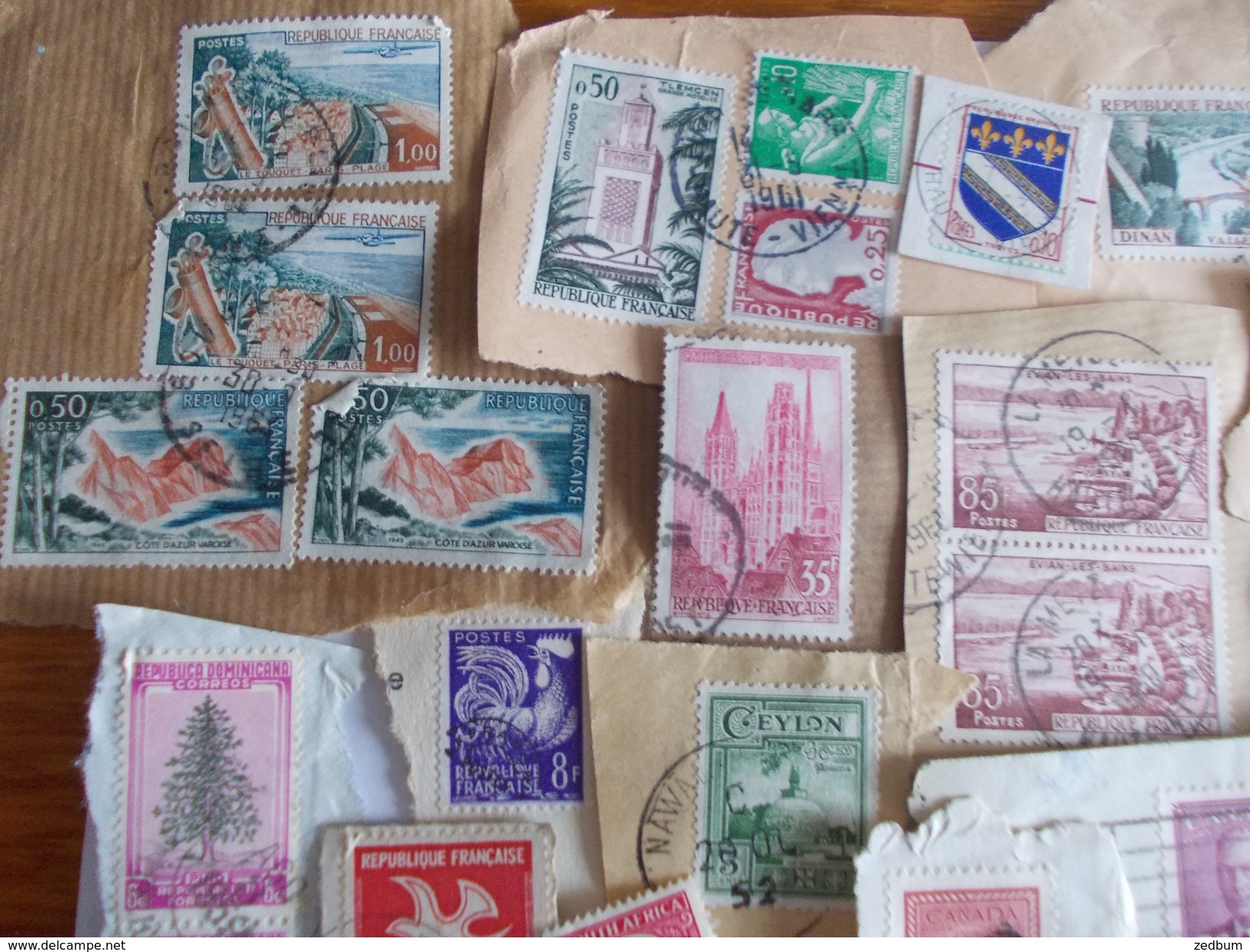 TIMBRE Petit Lot Enveloppe N° 99 - Lots & Kiloware (mixtures) - Max. 999 Stamps