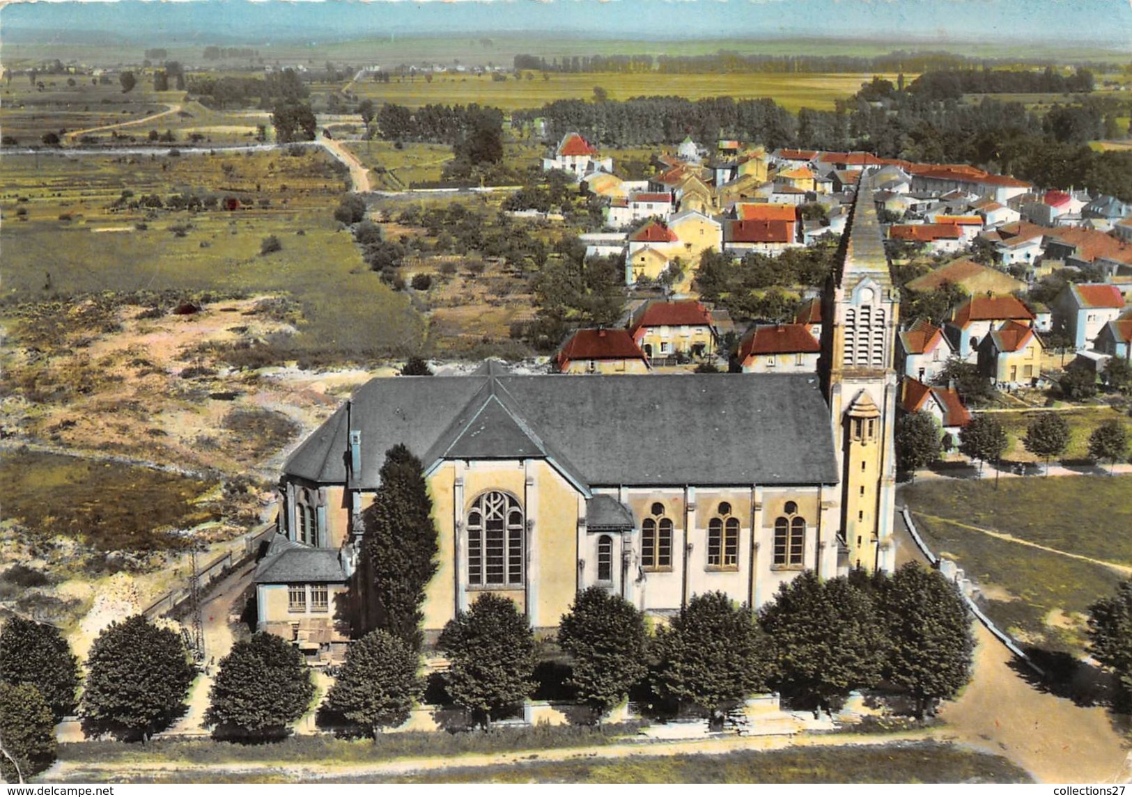 57-TALANGE- L'EGLISE VUE DU CIEL - Talange