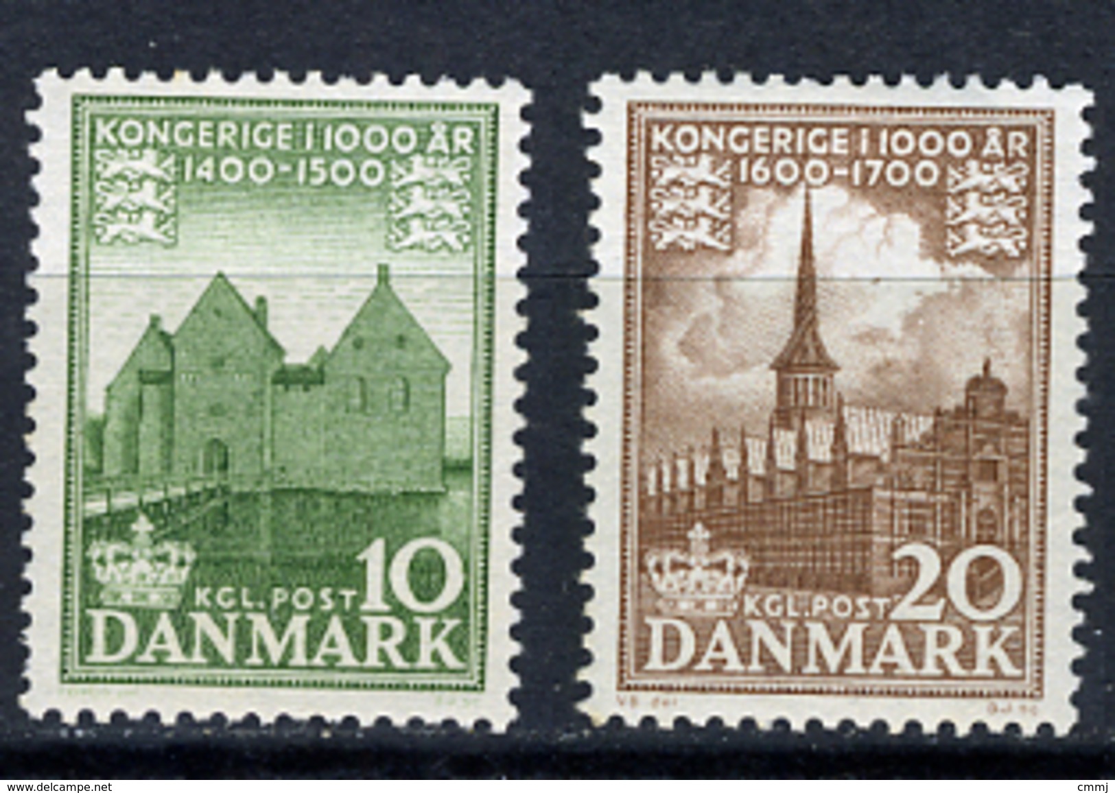 ARCHITECTURE - 1960 - DANIMARCA - Mi. Nr. 342+345 -  NH - (CW2427.50) - Unused Stamps