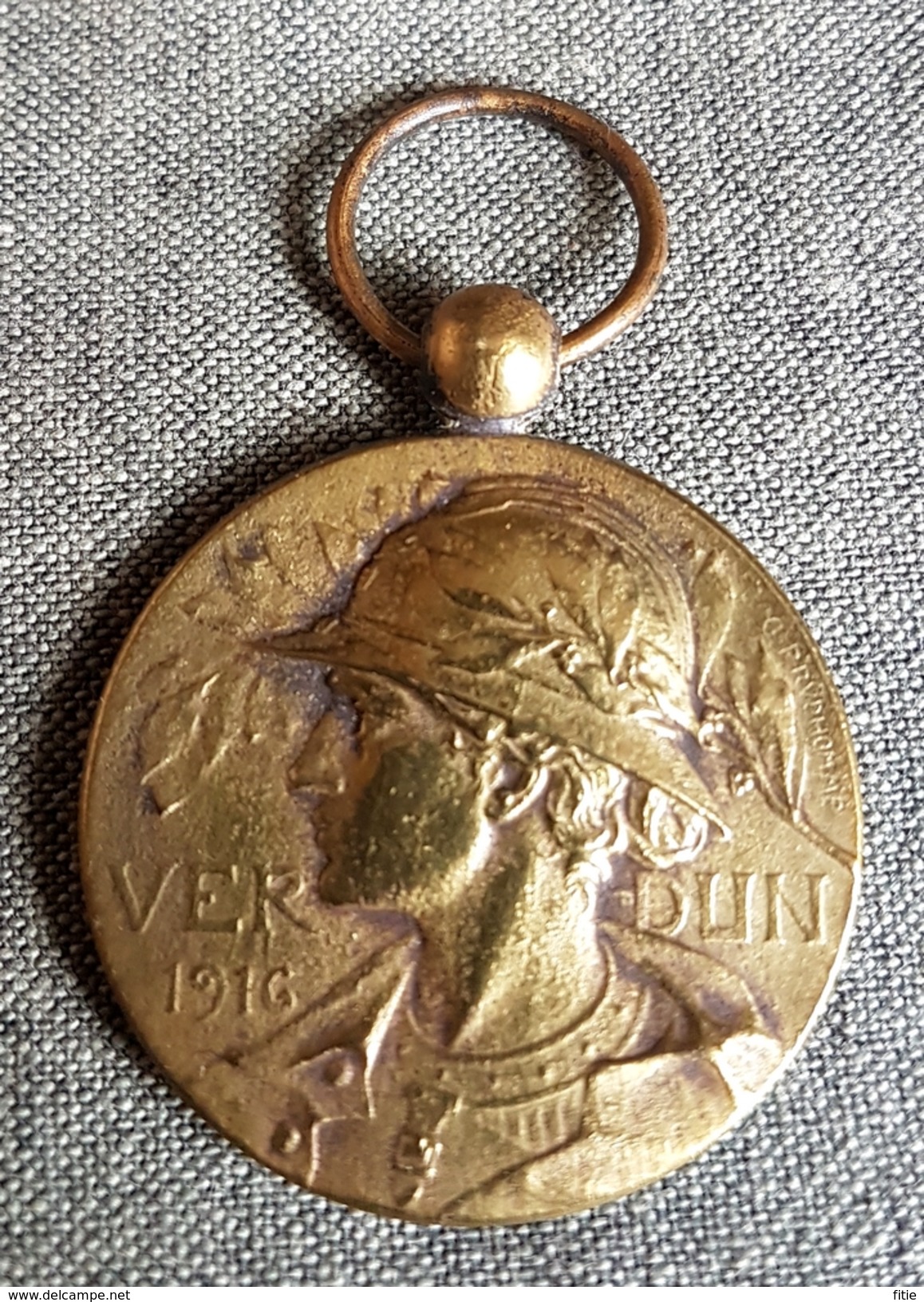 MEDAILLE DE VERDUN 1916 Type Prudhomme - France