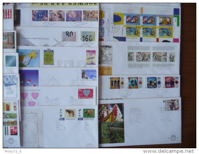 Collezione FDC Olanda 1996/99 da Mi n. 1563 a Mi n. 1772