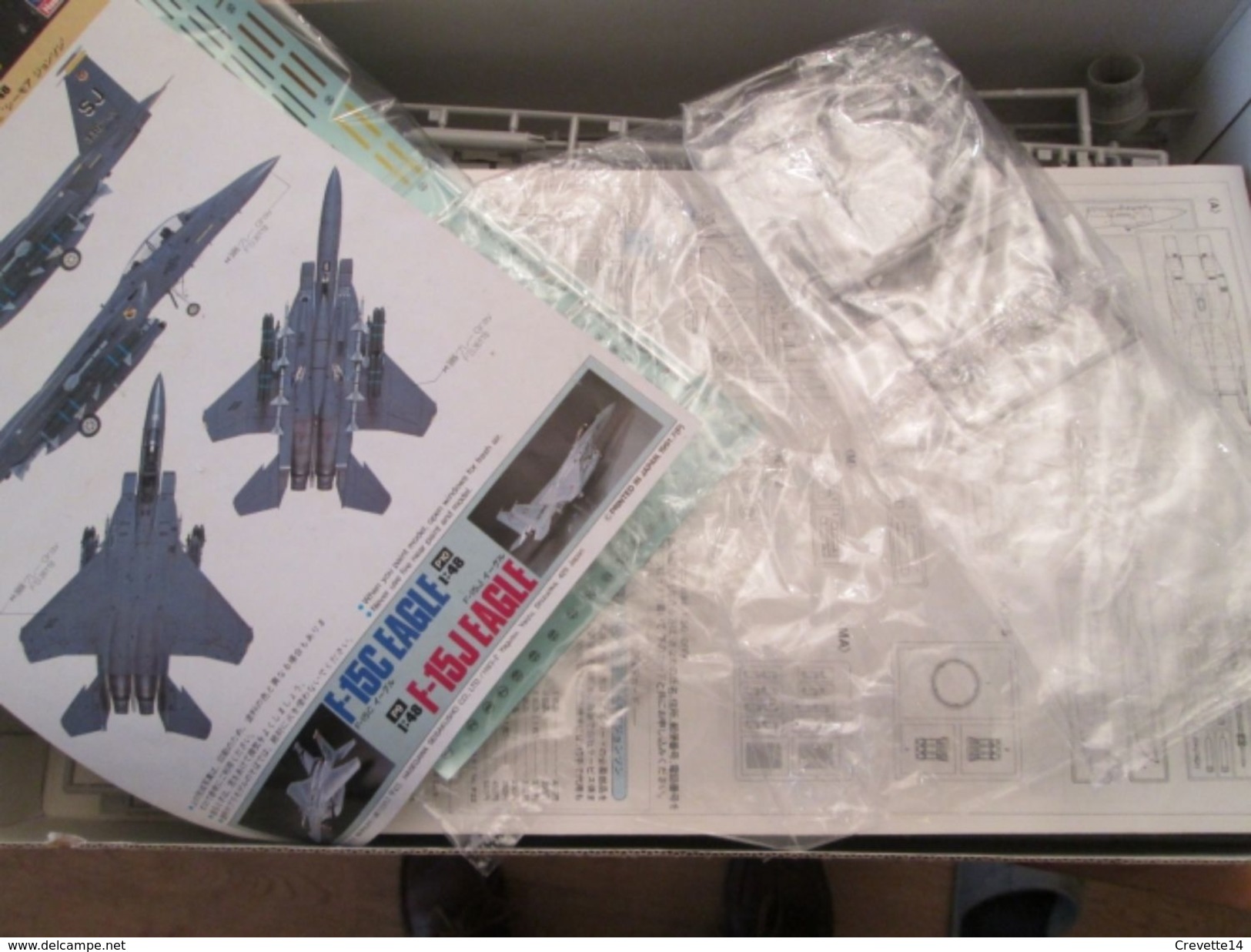 Kit314 Maquette Plastique à Monter - échelle 1/48e - HASEGAWA F-15 E SEYMOUR JOHNSON , Complète , Avec Décals Et Not - Vliegtuigen