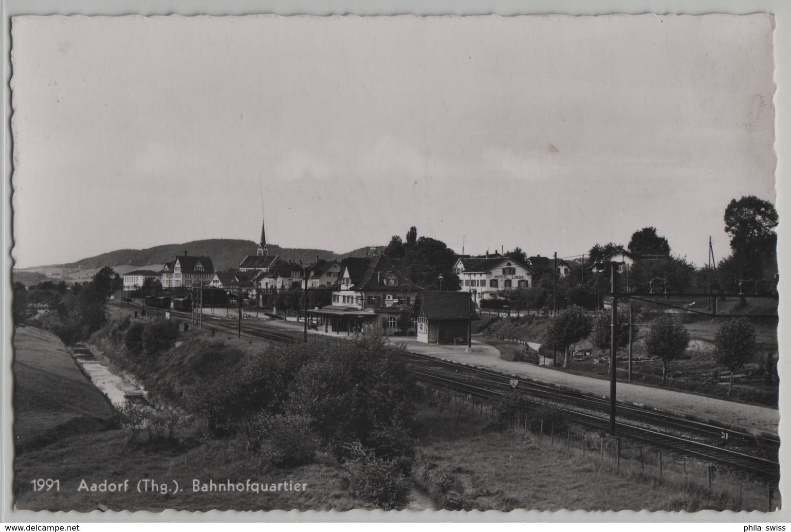 Aadorf - Bahnhofquartier - Photo: Rud. Suter No. 1991 - Aadorf