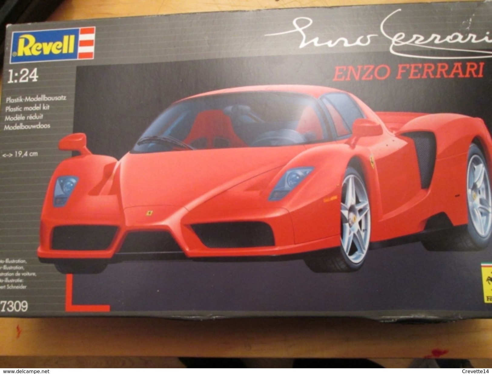 Kit314 Maquette Plastique à Monter - échelle 1/24e - REVELL FERRARI "Enzo Ferrari"   , Complète , Avec Décals Et Notice - Auto's