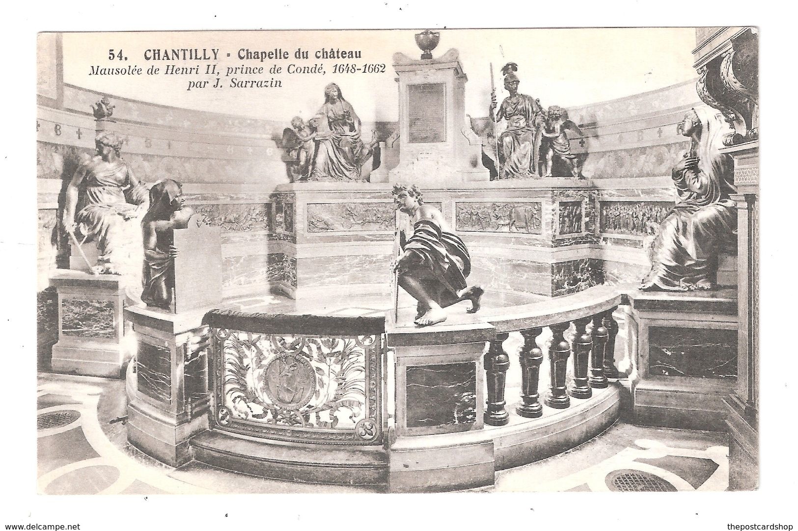 CPA 60 Chantilly Chapelle Du Chateau No.54 BUY IMMEDIATELY - Chantilly