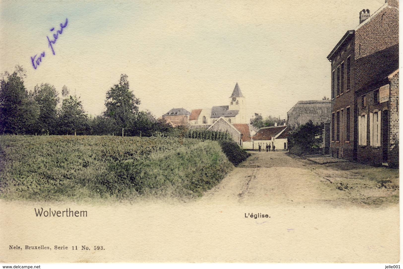 Wolverthem Wolvertem Meise L'Eglise ( En Omgeving) 1908 - Meise