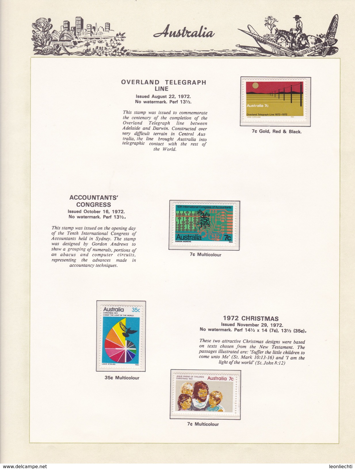 Ausralien 1966 - 1985 im Vordruck, The Hingeless Australian Stamp Album