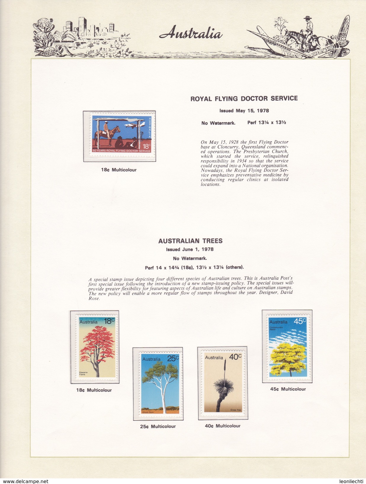 Ausralien 1966 - 1985 im Vordruck, The Hingeless Australian Stamp Album