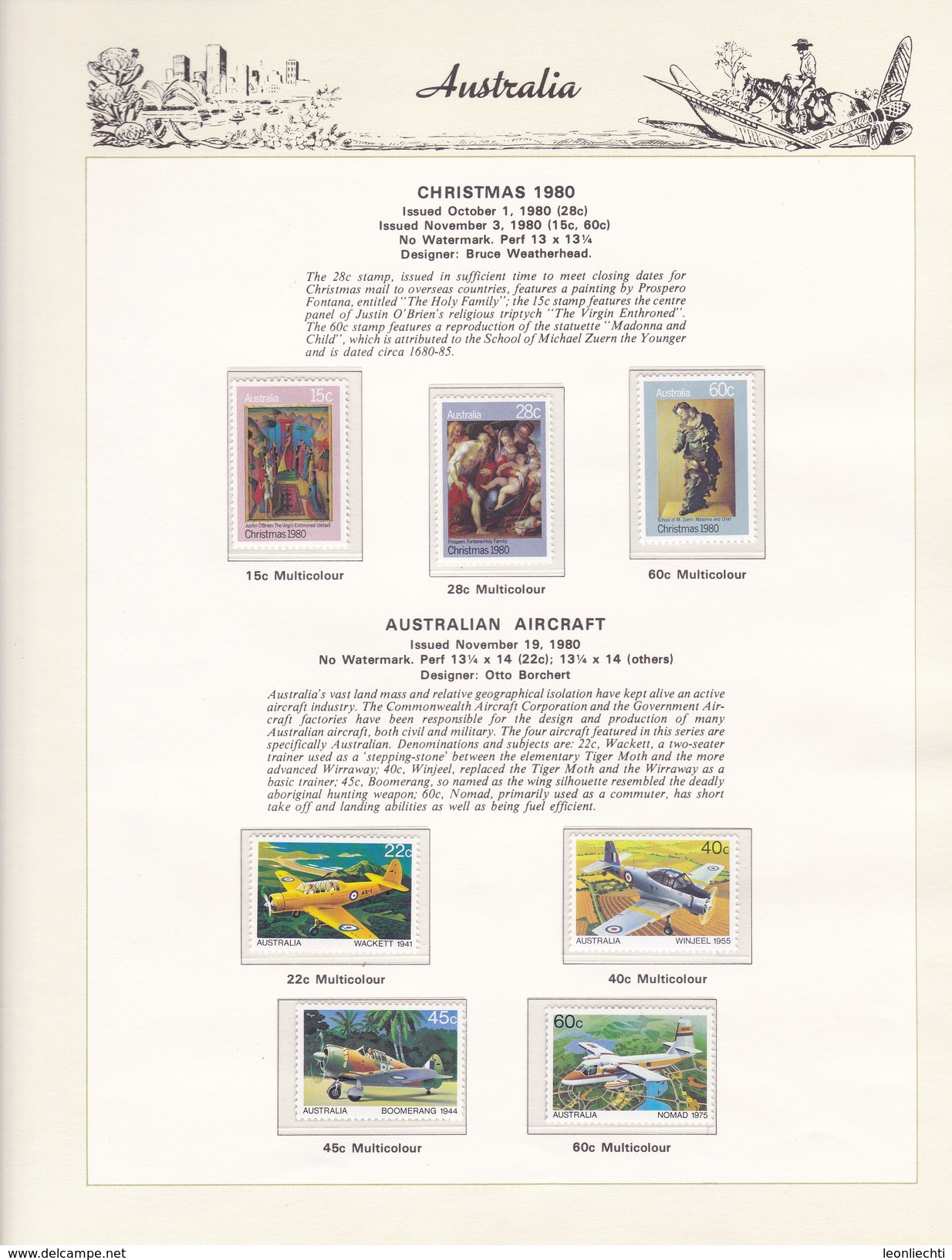 Ausralien 1966 - 1985 im Vordruck, The Hingeless Australian Stamp Album