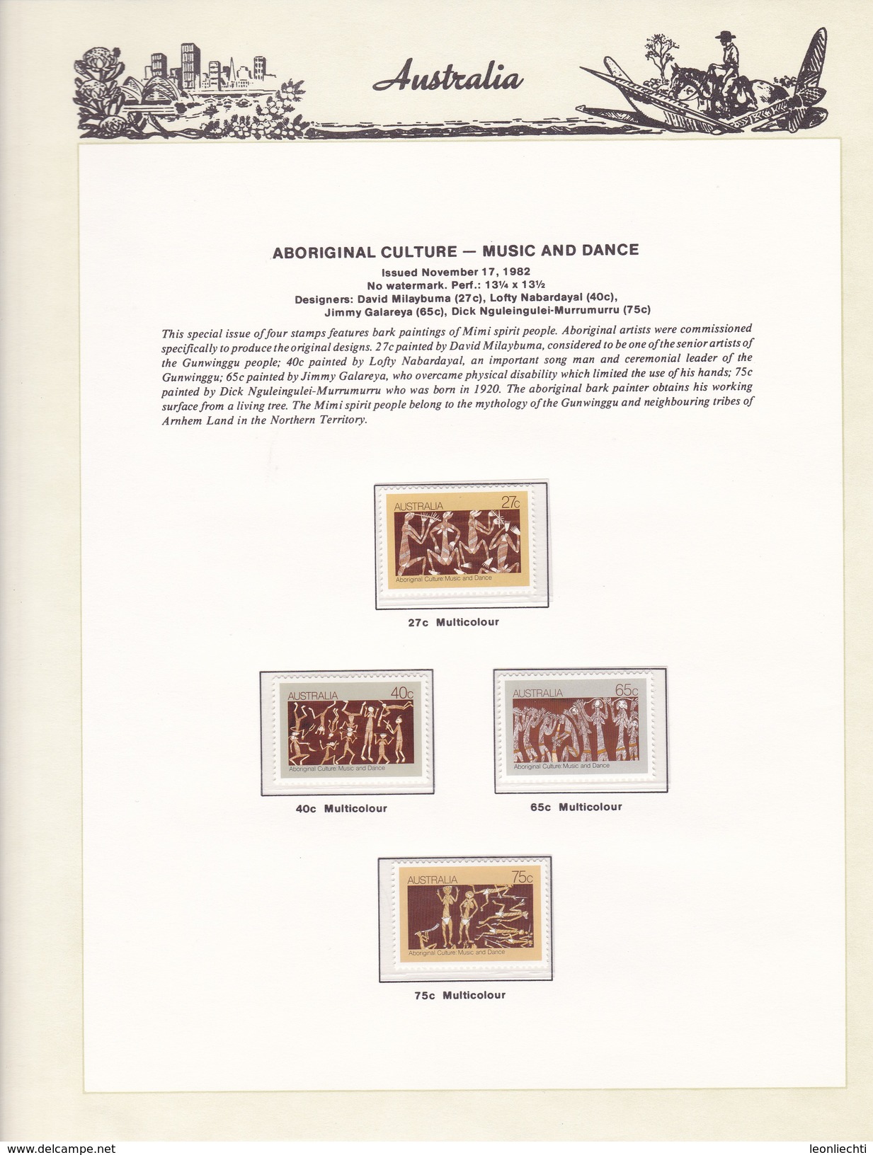 Ausralien 1966 - 1985 im Vordruck, The Hingeless Australian Stamp Album