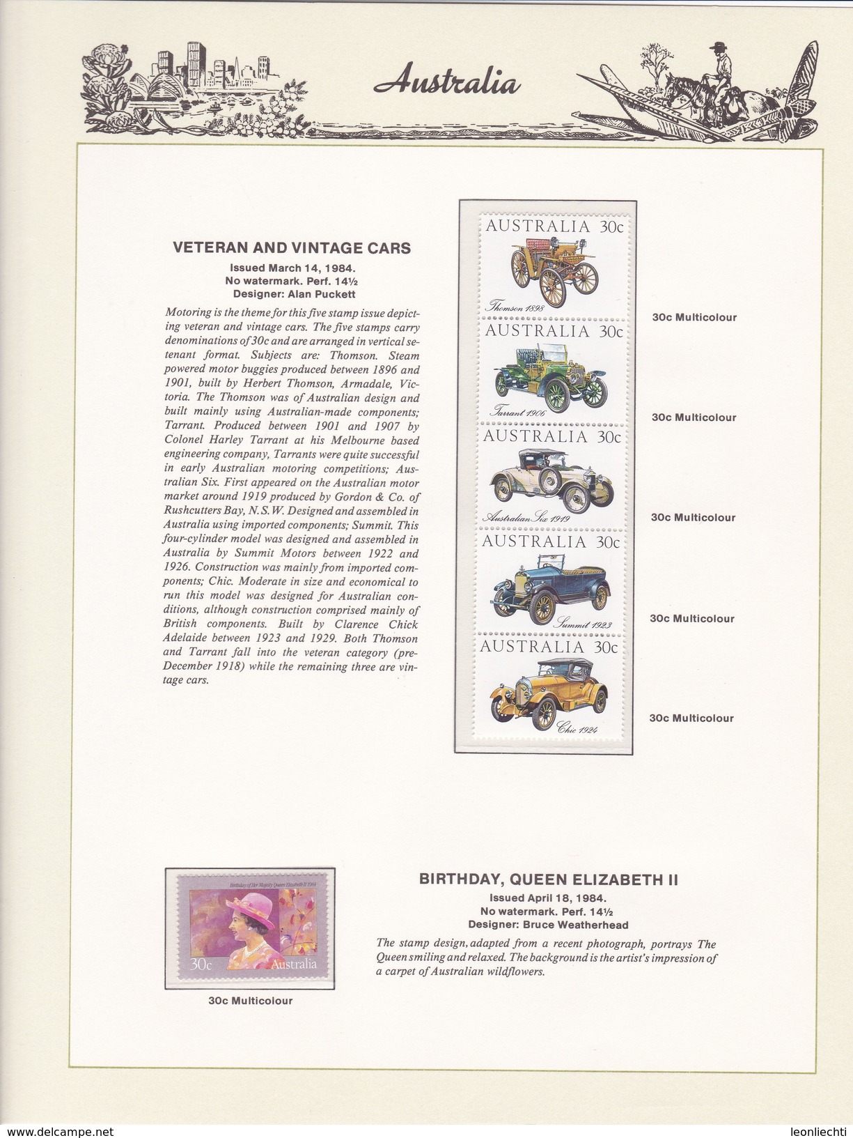 Ausralien 1966 - 1985 im Vordruck, The Hingeless Australian Stamp Album