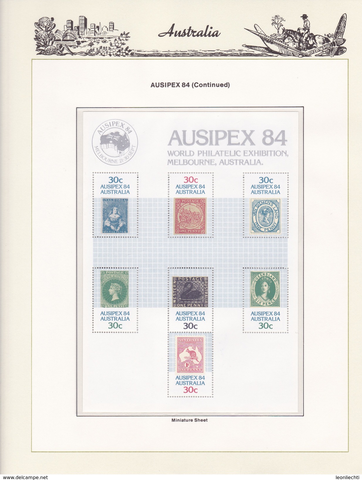 Ausralien 1966 - 1985 im Vordruck, The Hingeless Australian Stamp Album