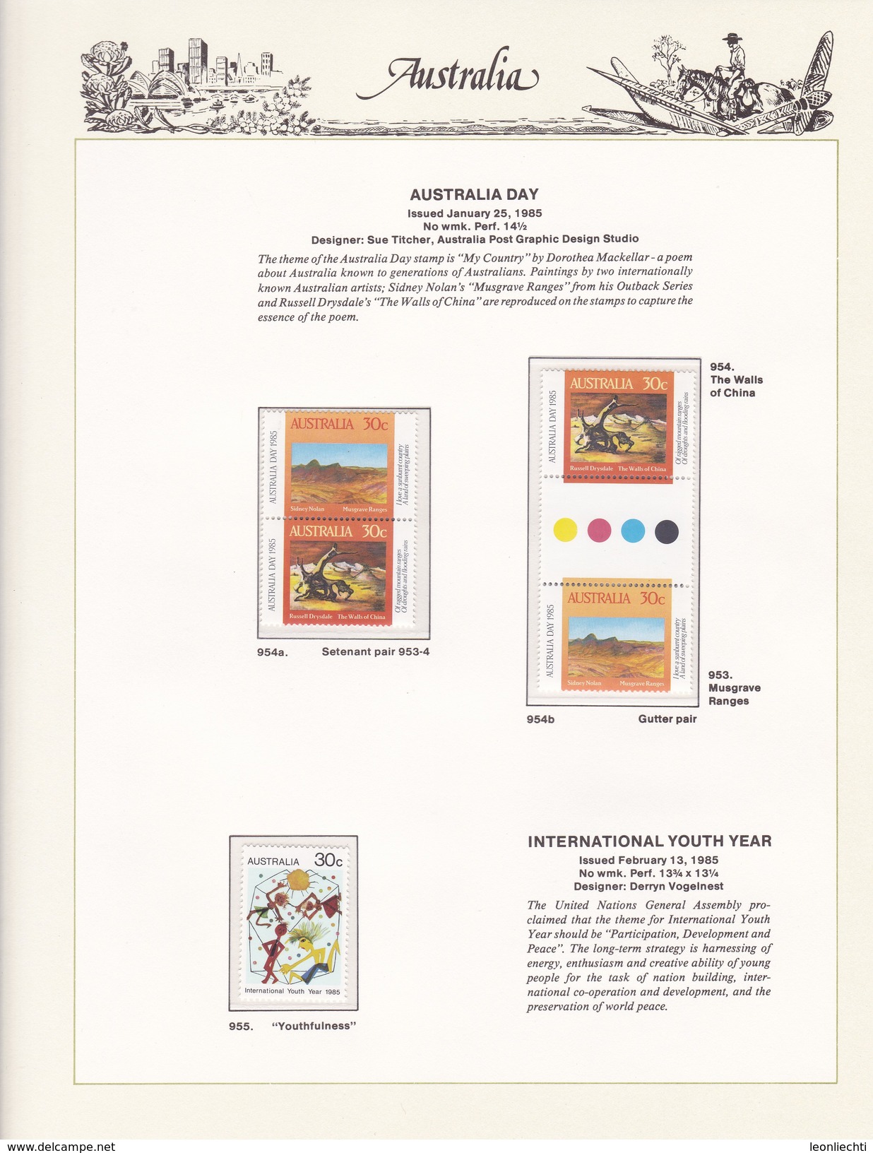 Ausralien 1966 - 1985 im Vordruck, The Hingeless Australian Stamp Album