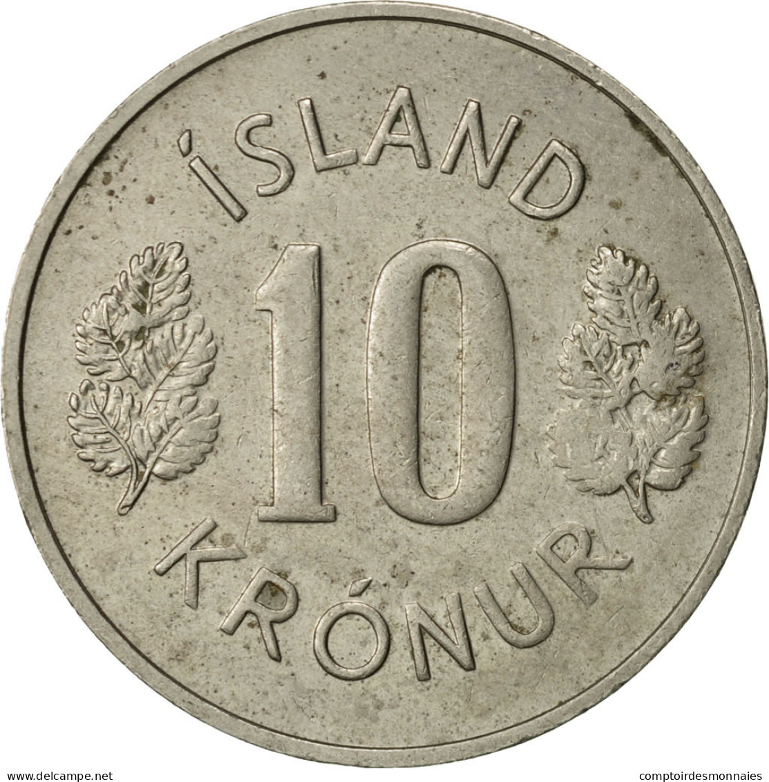 Monnaie, Iceland, 10 Kronur, 1978, TTB, Copper-nickel, KM:15 - Islandia